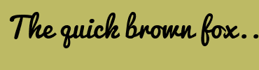 Image with Font Color 000000 and Background Color BDBA64
